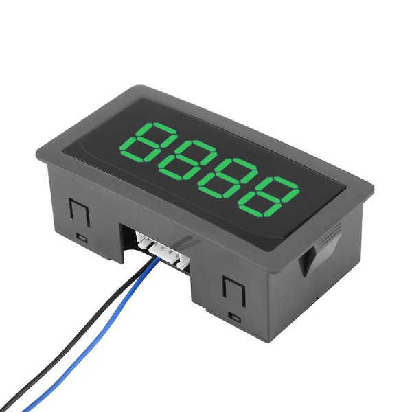 Dc Led Digital Display 4 Siffror 09999 Upp/ner Plus/minus Panelräknare Mätare G  (FMY) Green