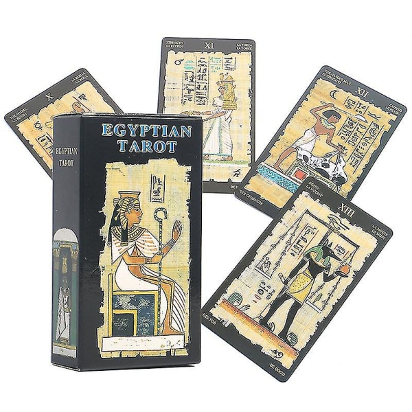 Egyptisk Tarot av Wirth Tarot-kort Orakelkort for spådom Skjebne Tarot  (FMY)