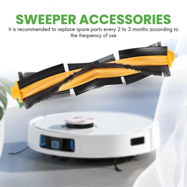 Erstatningsdeler hovedbørstedekselsett for Ecovacs Deebot Ozmo 900 DN5G (FMY) 40 Plastic