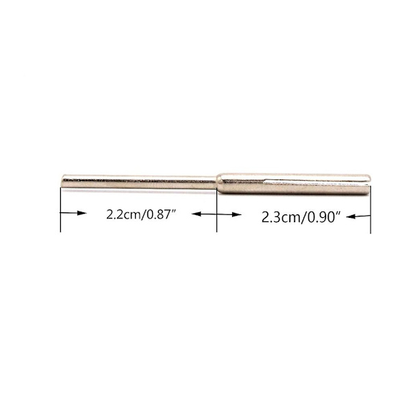 2,35/3mm skaft sandpapper klämma dorn split dorn avsmalnande sandpapper hållare (FMY) 10 pieces of straigh