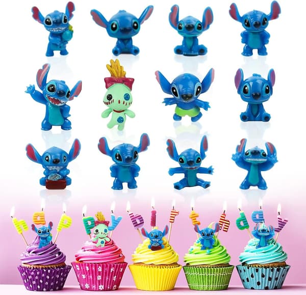 12 stk Stitch figur og ornamenter (FMY)
