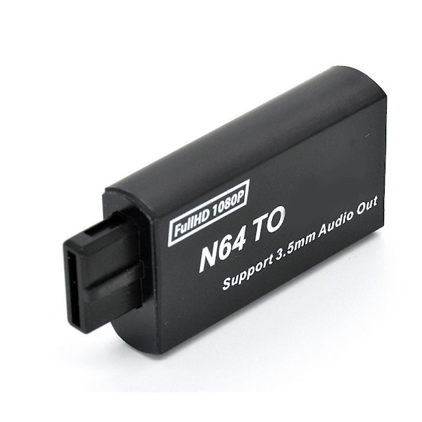 Spillkonsoll til HDMI-konverteradapterplugg for N64/SNES/NGC HDMI lydutgang Z2  (FMY) As shown