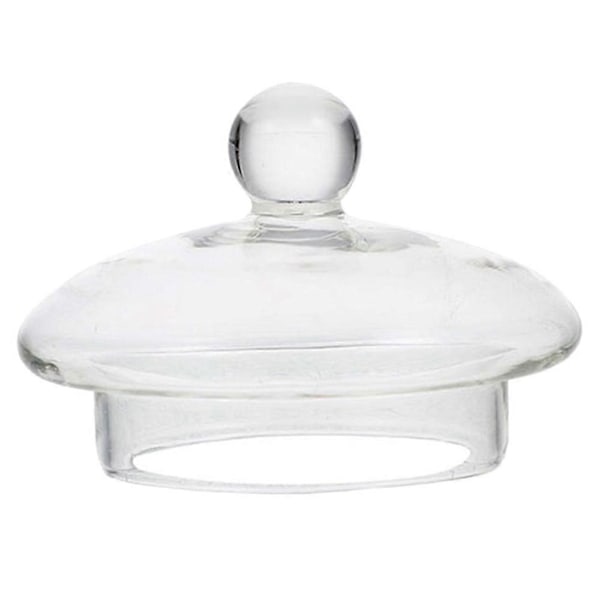 Glass Tekannelokk Klar Tekannelokk Transparent Tekjele Erstatningslokk Tekannelokk (FMY) 6.50X6.50X4.50CM