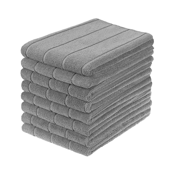 Mikrofiber oppvaskhåndklær - myke, superabsorberende og lofrie kjøkkenhåndklær - 8 pakke (FMY)