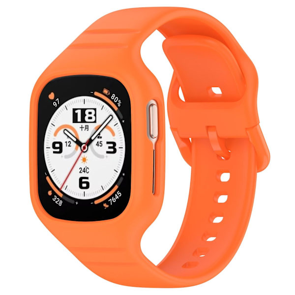 Integroitu silikoninen ranneke Honor Watch 4:lle (FMY) Orange