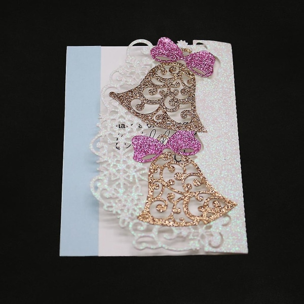 Joulukello Metallileikkurit Stensili Scrapbooking Diy Albumi Leimas Paperi Kortti Embossing Koriste Käsityöt