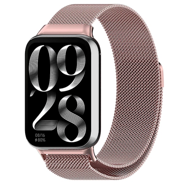 Magnetisk metallisk Milanese-klockarmband för Xiaomi Smart Band 8 Pro (FMY) Multicolor Style C Xiaomi Smart Band 8 Pr