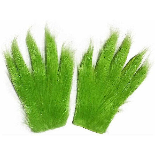 Jul The Grinch Helmask i Latex Julhatt Monster Vuxenhandskar (FMY) The Grinch Christmas gloves