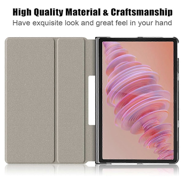 For Lenovo Tab Plus 11,5 tommer TB351FU Etui Varmeafledning Stativ Læder Tablet Cover (FMY) Multicolor Style B