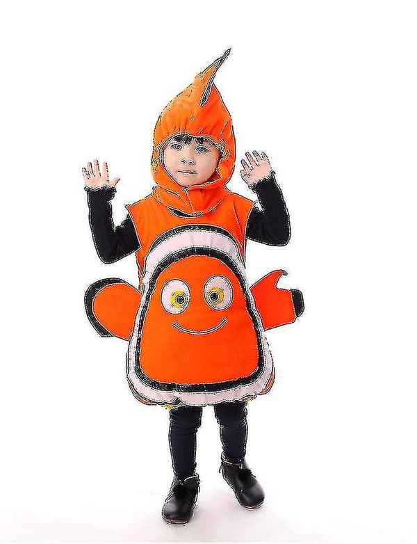 Hitta Nemo Kostym Cartoon Nemo Clownfish Kläder Barn-e  (FMY) S 110CM