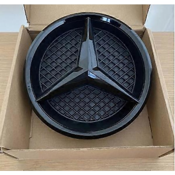 Grill Ny Stjerne Emblem svart Logo 2012-2018 W205 W212 W176 W218 (FMY)