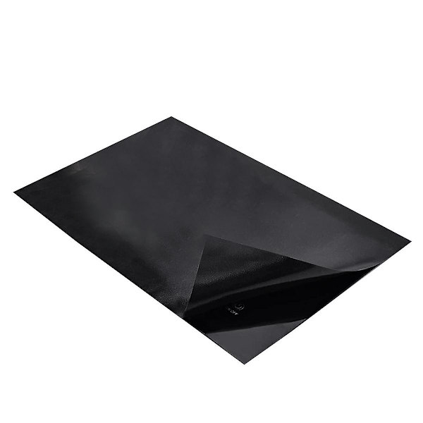 Induksjonsplatebeskyttermatte 20,4x30,7 tommer, elektrisk komfyrbrennerdeksler mot riper som glass (FMY) Black