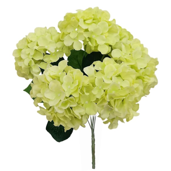 1-oksainen tekosilkkikukka Romanttinen Realistinen 6-haarukkainen Elegantti Keinotekoinen Hortensia-kukka-kukka Kodinsisustus (FMY)