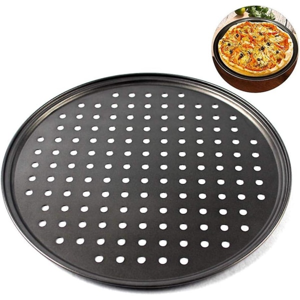 26 cm Non-stick Pizzaform, Perforert Pizza-brett, Rund Pizza-bakeform Bakeverktøy For Ovn (FMY)