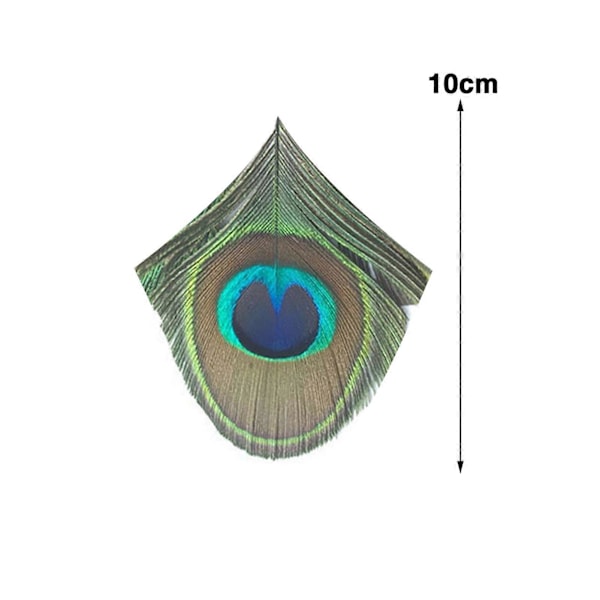20 kpl Peacock Feather - Upea ja silmiinpistävä Peacock Eyes -kuvio, luonnonhöyheniä DIY- käsitöihin ja koristeluun (FMY) 20PCS