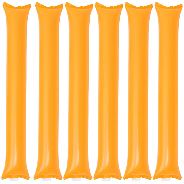 40 stk oppblåsbare pinner støy pinner oppblåsbare bom plast pinner festartikler (FMY) Orange 60.00X10.00X5.00CM