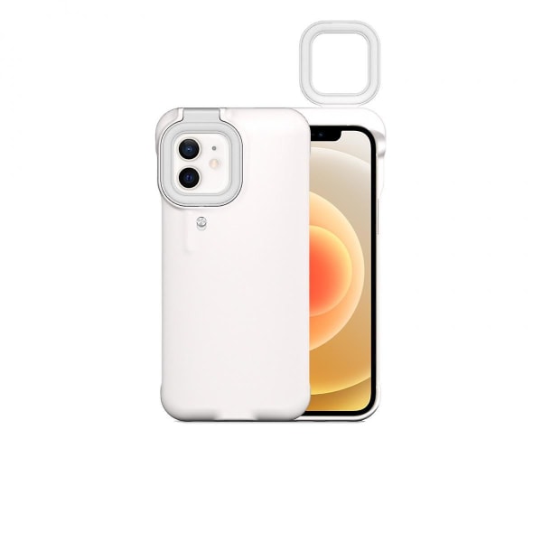 Fill Light phone case Iphone7 Plus/8 Plus -puhelimelle (valkoinen) (FMY)