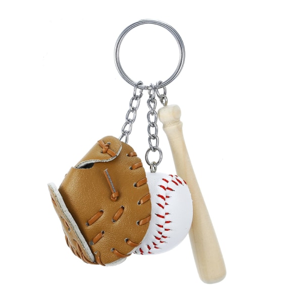 Mini Baseball Puiset avaimenperät Auton avaimenperät Lahjat (FMY)