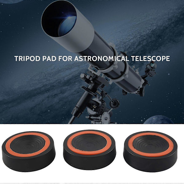 3 Anti-Vibrasjons Tripod Fotputer, Tunge Dempingsputer for Teleskopfeste (FMY)