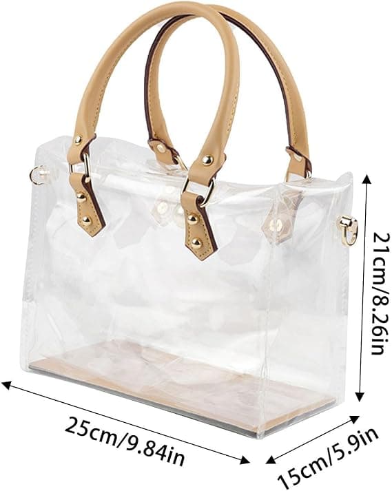 Transparent tygväska - Transparent necessär | PU-material (FMY)