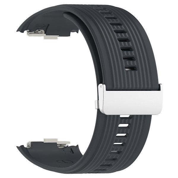 Huawei Watch D:n korvaava ranneke, säädettävä silikoninen kellohihna (FMY) Dark Grey