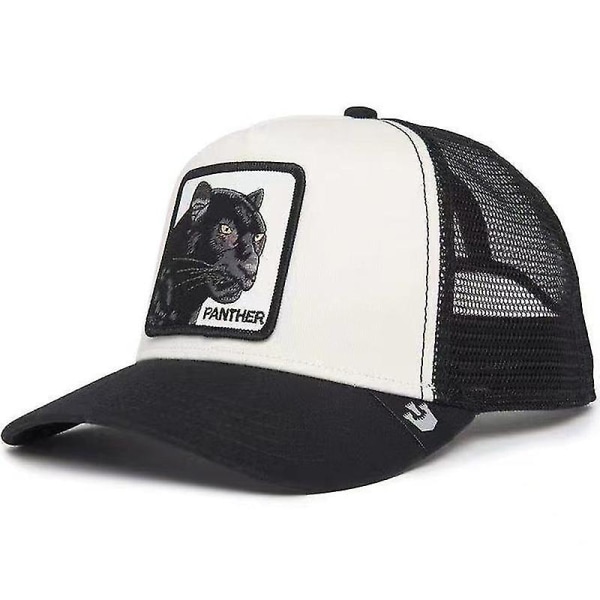 Goorin Bros. Trucker Hat Herr - Mesh Baseball Snapback Cap - The Farm (FMY) New White Panther