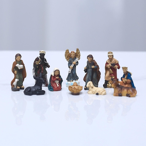 Kribbe Sett Harpiks Håndverk Ornamenter Jødisk Religiøse Gaver (FMY) Multicolor