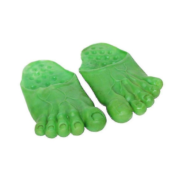 Guttekostyme Hulk Store Fot-Slippers -bb  (FMY) Green