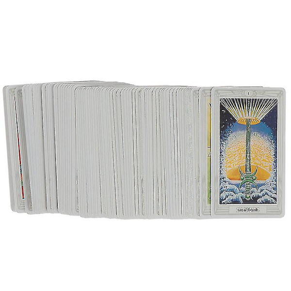 78 Kort Ægyptisk Myte Divination Aleister Crowley Thoth Tarot Lommeguidebog  (FMY) Multicolor 1 Pair