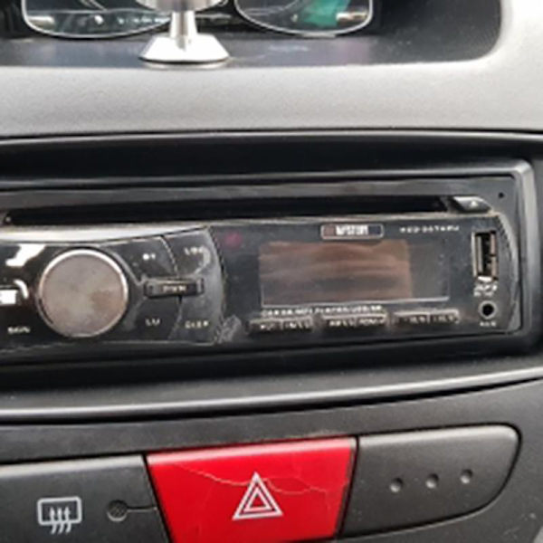 1 Din Bilstereo Radio Fascia Panel Plate Trim Kit Ramme for C1 for Ab for 107  (FMY) black