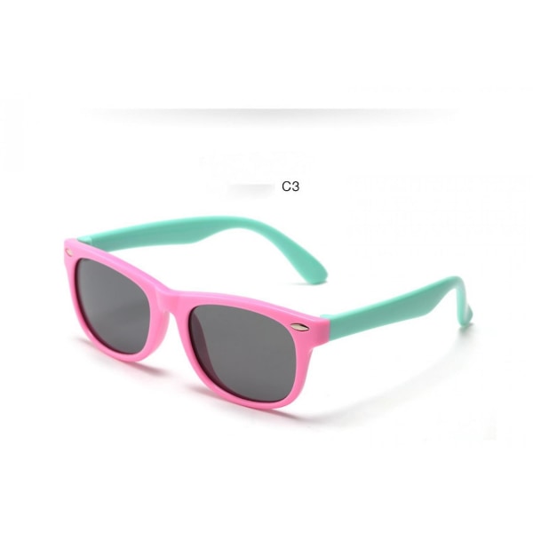 Mode UV-skydd Polariserade solglasögon Barnsolglasögon-----c3 (FMY)