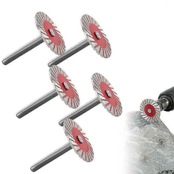 40 mm timanttiterä 6 mm varrella, katkaisulaikka kaiverrukseen ja laattojen, graniitin, marmorin ja keramiikan leikkaamiseen (FMY) Wear-resistant - sharp 10pcs
