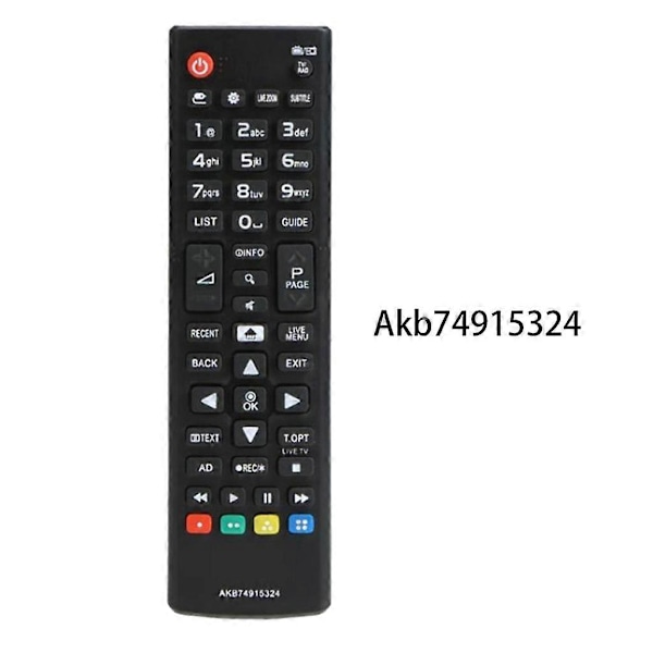 Erstatningsfjernkontroll AKB74915324 for TV-fjernkontroll (FMY)