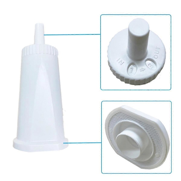 Vandfilter til kaffemaskine til Sage Oracle Touch, BES878, Bes008, 4 stk. (FMY) White