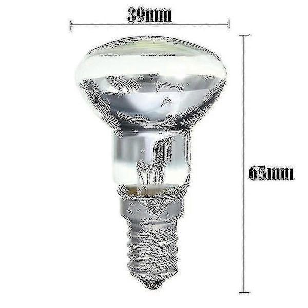 5 stk. udskiftnings-lavalampe E14 R39 30W spotlight skruelamp (FMY)