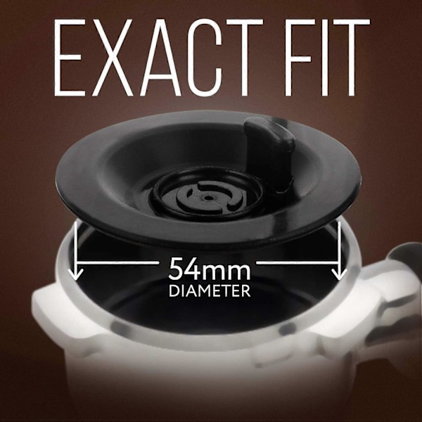 2-pak Impresa Espresso Rengjøringsdisk for utvalgte Breville espressomaskiner - 54 mm Backflush-disk (FMY)