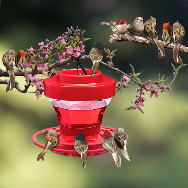 12 stk fjærfugler kunstig skum mini kjærlighetsfugler utendørs fuglemater tiltrekker seg (FMY) 2Set