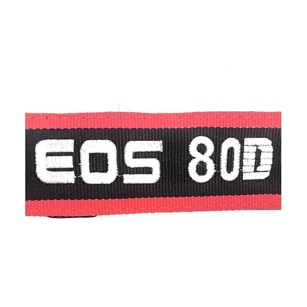 1 kpl SLR-kameran hihna 80d Olkahihna Kaulahihna Vyö  (FMY) Black  Red