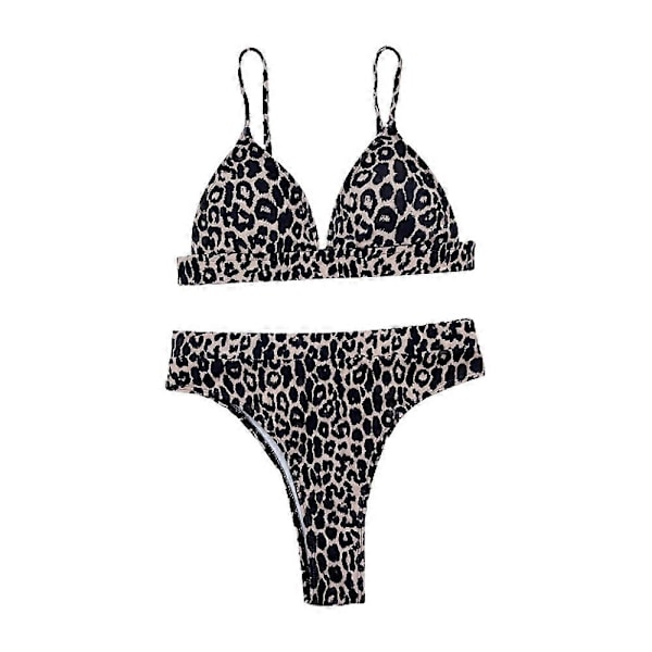 \"Kesäranta uimapuku naisten uimapuku leopardi bikini jaettu uimapuku\" (FMY) s