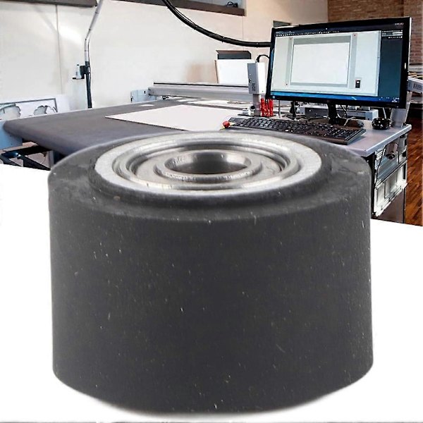 4 stk. Plotter Cutter Pinch Roller Papirføderulle Gummi Skæreplotter Pinch Roller (4x11x16mm) (FMY) Black