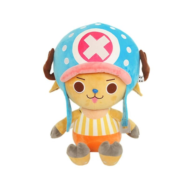 One Piece Plyschleksaker Storlek 25cm Anime Figur Luffy Chopper Ace Law Söta Dockor Barn Eller Flickvän Födelsedag Halloween Julpresenter (FMY) C 25CM