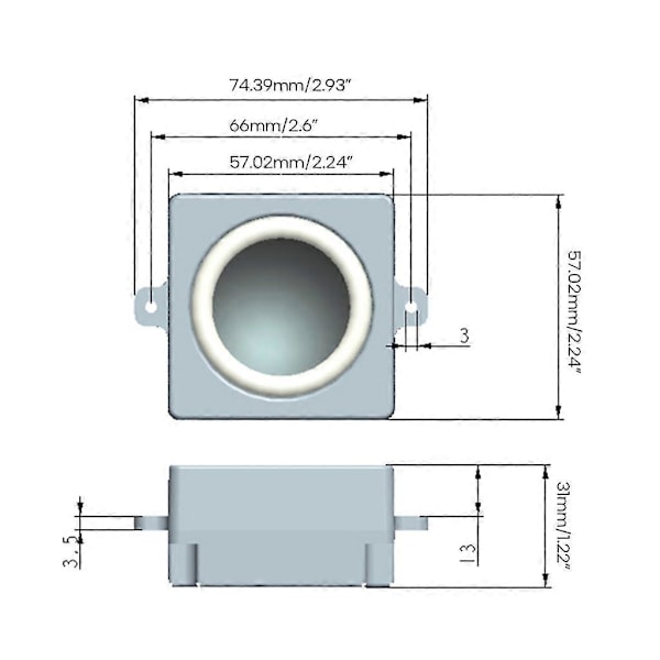 Høyttalere for RaspberryPi AudioExpansion Module Mini Speaker  (FMY) A pair