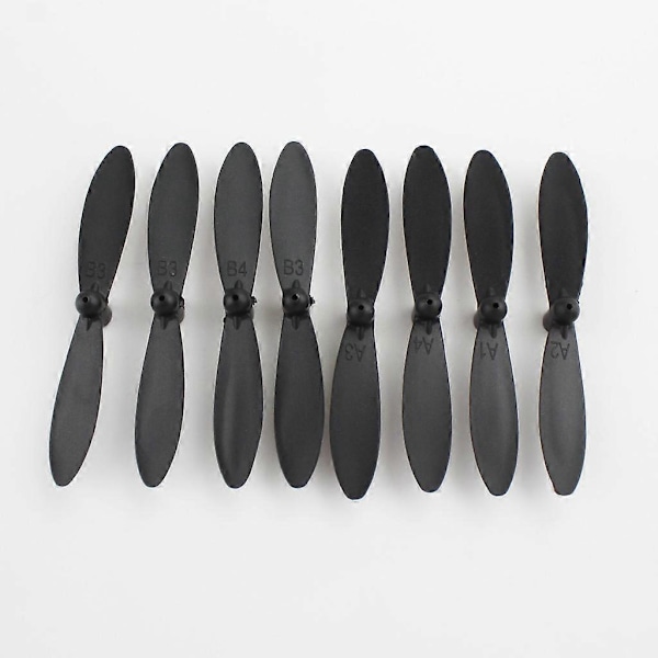 8 stk. CW CCW Bladpropeller til Wltoys XK A110 A120 A130 A380 RC flyvemaskine Reservedele (FMY) Black