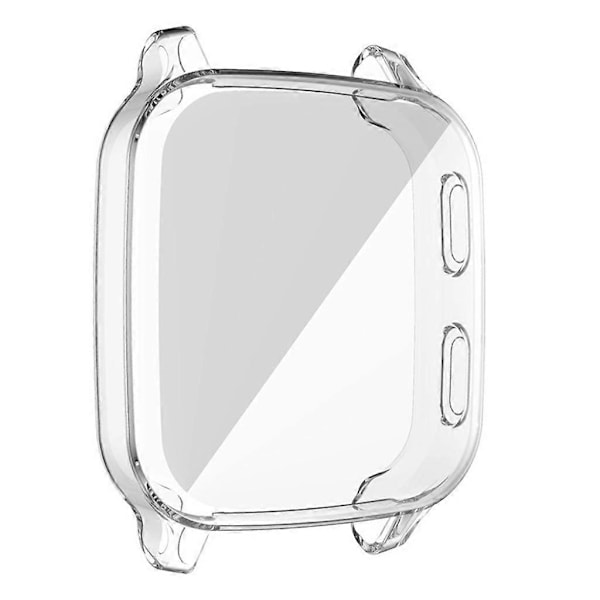Passar för Venu SQ Smartwatch Skyddande Skal TPU Full Skärm för Case (FMY) Clear