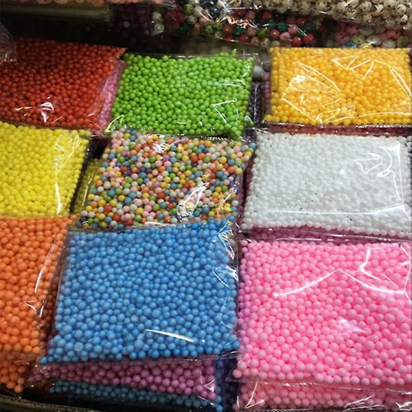 Polystyren Styrofoam Gaveeske Filler Skum Gjør-det-selv Miniperler Multicolor Balls Decor (FMY)