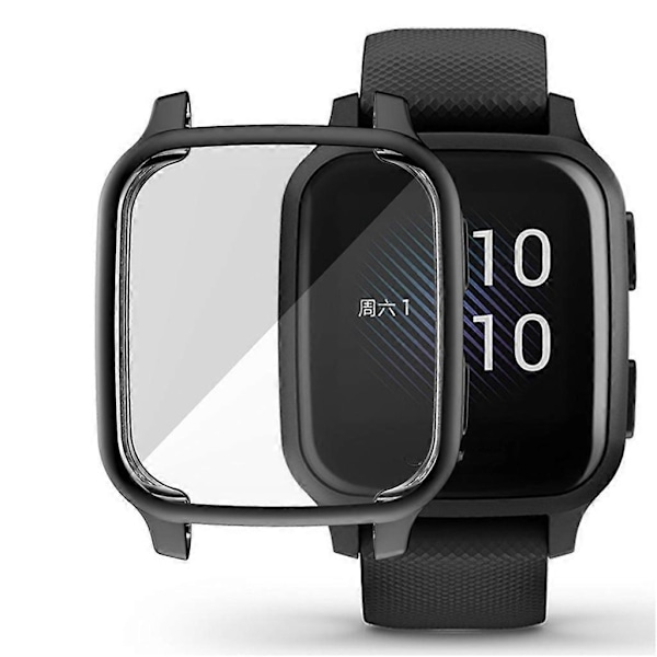 Passer til Venu SQ Smartwatch Beskyttelsesdæksel TPU Fuld Skærm til Etui (FMY) Silver