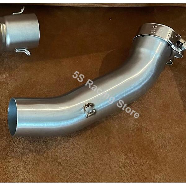 For KTM DUKE RC 125 250 390 RC390 Duke 390 2017 - 2020 Motorcyle Exhaust Escape Modify Middle Link Pipe 51mm Moto Muffler  (FMY) A