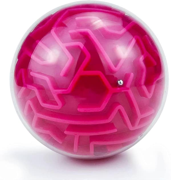 3D Gravity Memory Sequential Maze Ball -pulmapelilelu lapsille ja aikuisille (sininen) (FMY) red