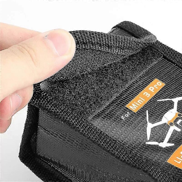För DJI Mini 3 Pro Mini 4 Pro Drönare LiPo Batteri Säker Väska Explosionssäker Skyddsväska Batteriförvaringsväska Drönartillbehör Fjärrkontroll (FMY) 1 PCS