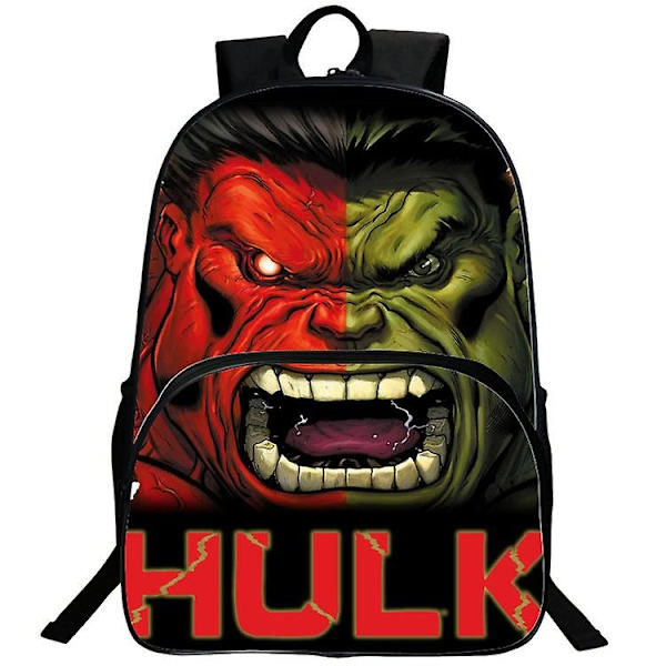 Lasten lahja Hulk-reppu Oppilaan koululaukku Piirretty lasten reppu  (FMY) A